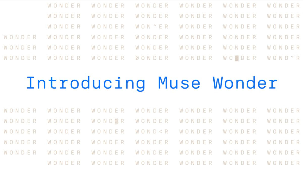 Introducing Muse Wonder graphic from Meta announcement
