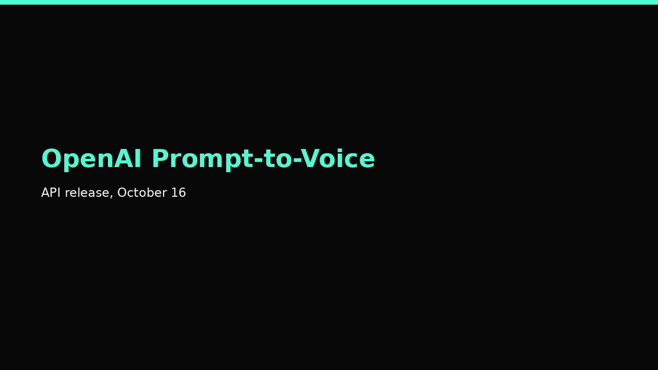 OpenAI prompt-to-voice API update reference