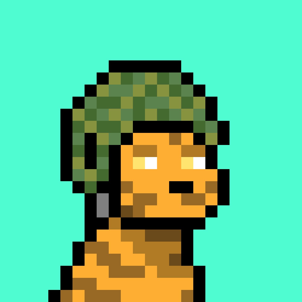 Pixel dog image attached to the Doginal Dogs sales bot post for dog number 2015