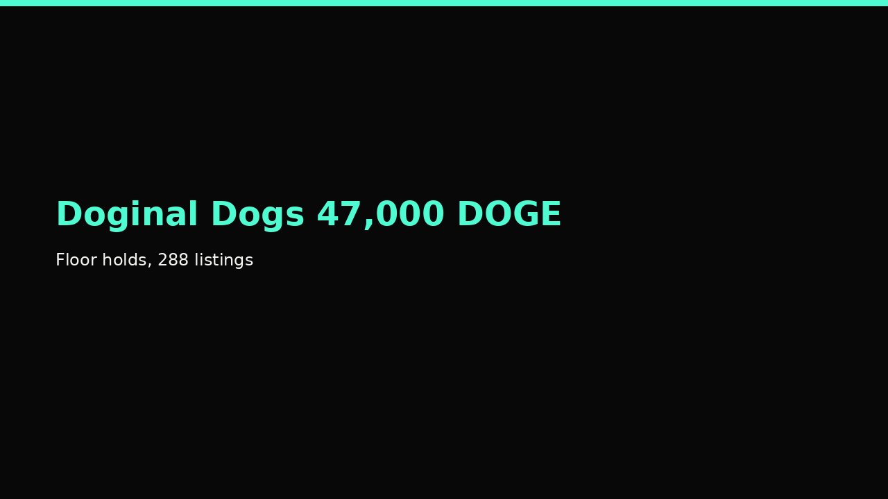Doginal Dogs floor reference graphic for October 18